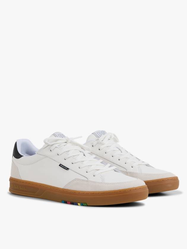 Hillstar Leather Low-Top Sneakers White - PAUL SMITH - BALAAN 3