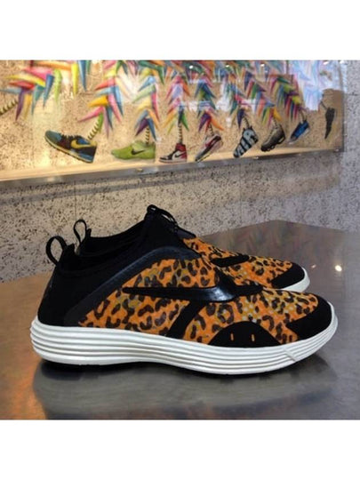 Luna Restoa Leopard Low Top Sneakers Orange - NIKE - BALAAN 2