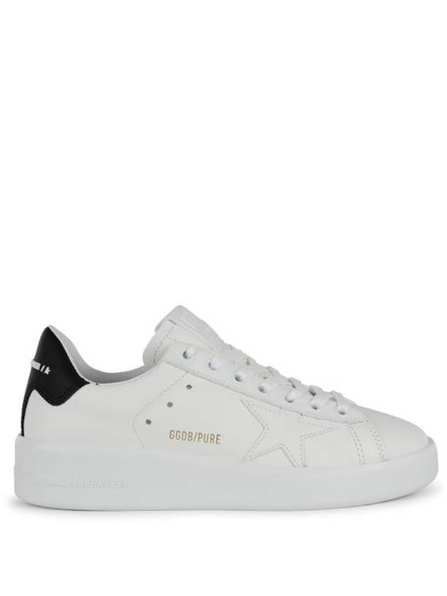 Women's Black Tab Purestar Low Top Sneakers White - GOLDEN GOOSE - BALAAN 2