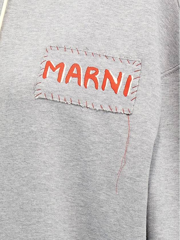 Marni Logo Patch Hoodie - MARNI - BALAAN 4