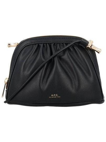 Ninon Small Drawstring Cross Bag Black - A.P.C. - BALAAN 2