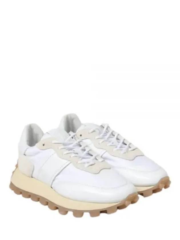 Women's Leather Fabric Low Top Sneakers White - TOD'S - BALAAN 2