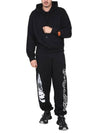 hooded sweatshirt HMBB024C99JER001 1000 black - HERON PRESTON - BALAAN 3