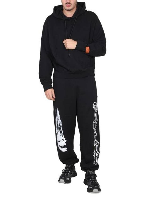 hooded sweatshirt HMBB024C99JER001 1000 black - HERON PRESTON - BALAAN 3