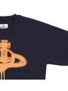 Spray ORB Raglan Sweatshirt Navy - VIVIENNE WESTWOOD - BALAAN 5