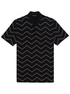 IKALOOK Size 95 Polo Stripe Collar Neck Men s Short Sleeve T Shirt STEE138 - IKALOOOK - BALAAN 1