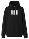 Men's Prosum Label Cotton Hoodie Black - BURBERRY - BALAAN 2