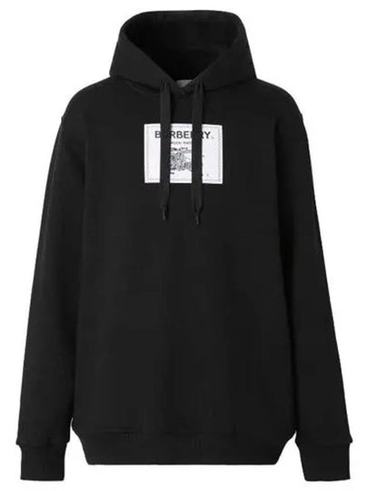 Men's Prorsum Label Cotton Hoodie Black - BURBERRY - BALAAN 2