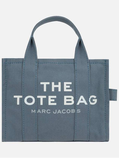 Logo Small Canvas Tote Bag Blue Shadow - MARC JACOBS - BALAAN 2