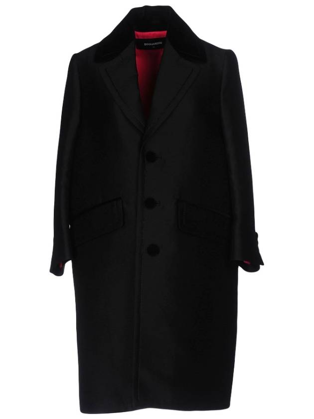 velvet collar silky coat - DSQUARED2 - BALAAN 2