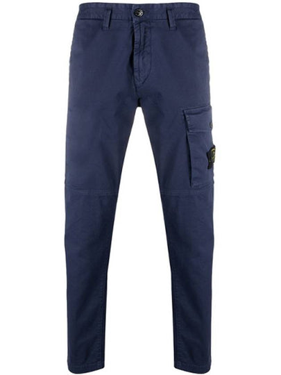 Wappen Patch Cargo Straight Pants Navy - STONE ISLAND - BALAAN 2