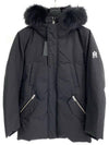 Edward Silver Fox Fur Hoodie Down Parka Black - MACKAGE - BALAAN 2