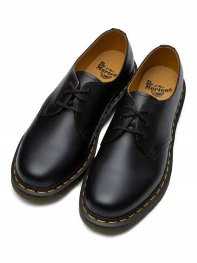 1461 Smooth 3 Hole Leather Loafers Black - DR. MARTENS - BALAAN 2