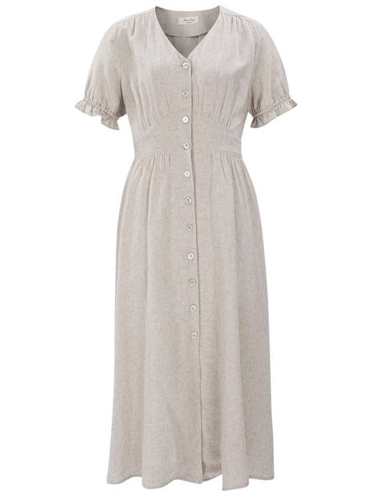 Vintage Silhouette Button Dress - NARU KANG - BALAAN 2