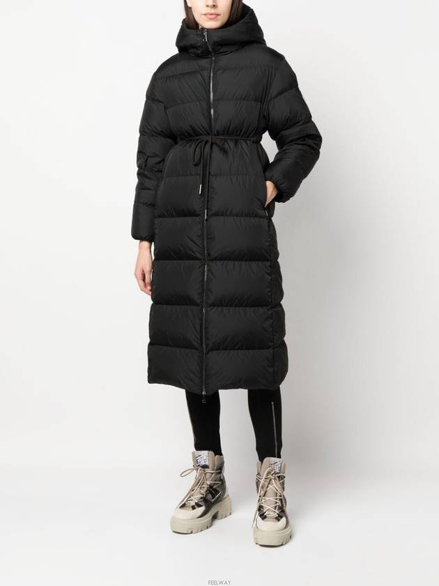 Women's Bondree Long Down Padding Black - MONCLER - BALAAN 7