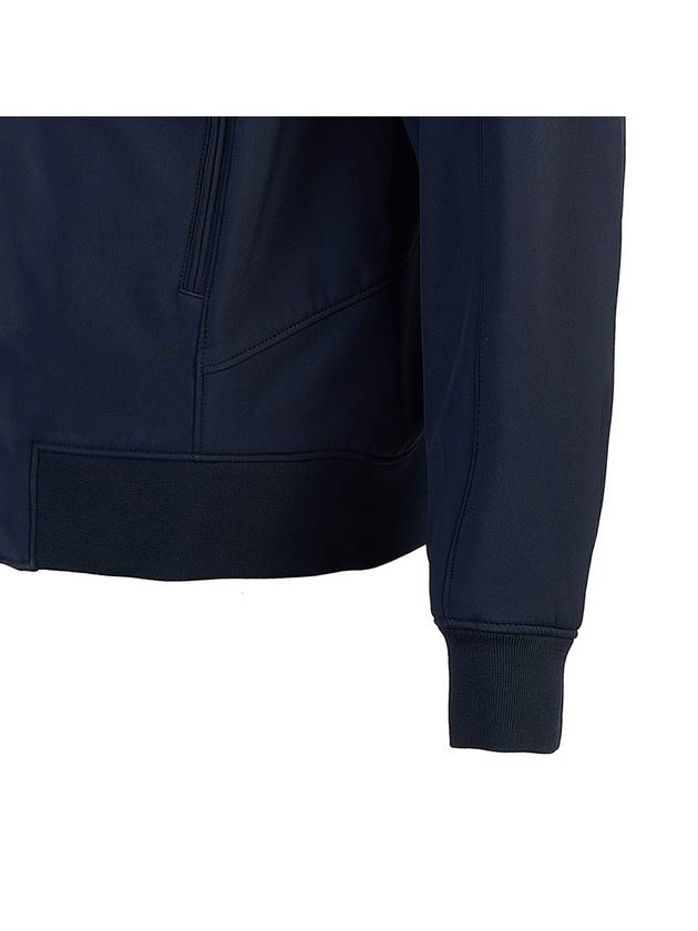 Lens Wappen Patch Zip Up Hoodie Navy - CP COMPANY - BALAAN 8