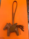 Pegasus key holder alligator gold - HERMES - BALAAN 2