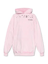 Logo Oversized Cotton Hoodie Pink - BALENCIAGA - BALAAN 5