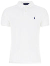 Men's Embroidered Logo PK Shirt White - POLO RALPH LAUREN - BALAAN 2