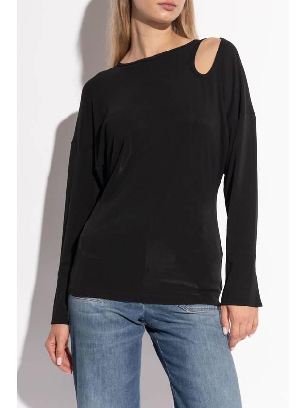 Victoria Beckham Top With Cut-Out, Women's, Black - VICTORIA BECKHAM - BALAAN 3