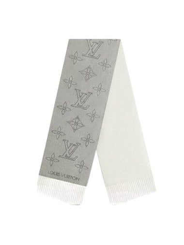 Mahina Flight Mode Scarf Grey - LOUIS VUITTON - BALAAN 1