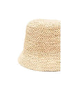 Le Bob Pisiu Raffia Bucket Hat 23E235AC4505046 150 BEIGE - JACQUEMUS - BALAAN 3