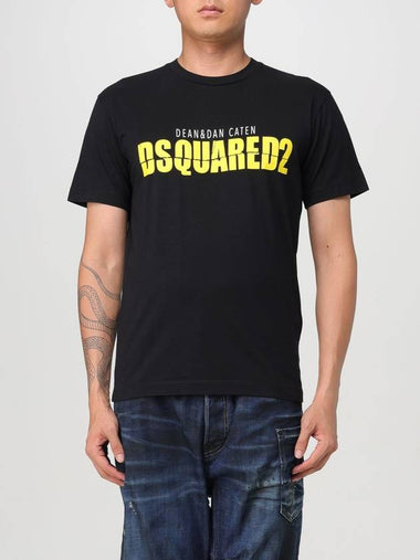 T-shirt Dsquared2 in cotone con logo - DSQUARED2 - BALAAN 1