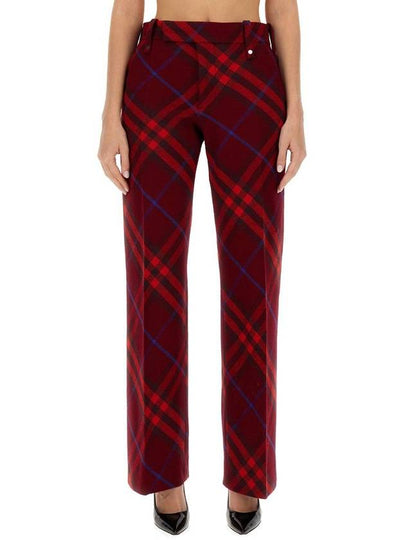 24 ss checked wool pants 8077306 A6289 B0230785834 - BURBERRY - BALAAN 2