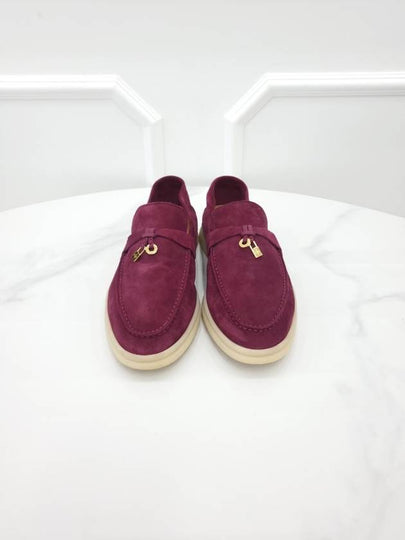 Summer Walk Burgundy Loafer 39 - LORO PIANA - BALAAN 2