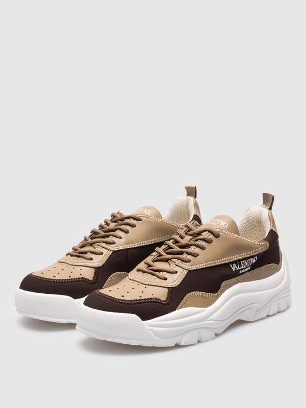 Gumboy Low-Top Sneakers Brown - VALENTINO - BALAAN 3