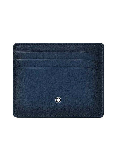 Meisterstuck Sfumato 6cc Card Wallet Navy - MONTBLANC - BALAAN 1