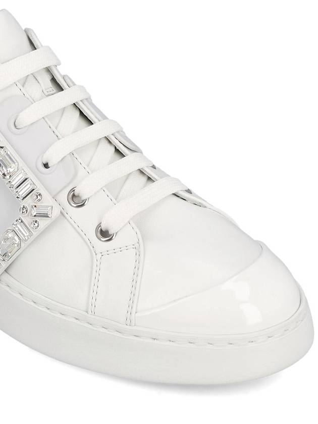 Viv' Skate Buckle Low Top Sneakers White - ROGER VIVIER - BALAAN 5