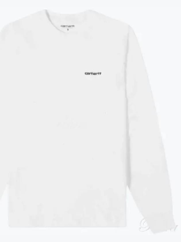 CARHARTT WIP LS Script Embroidery T Shirt I032306 00AXX - CARHARTT WIP - BALAAN 2