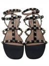 S0A05 VNW 0NO Rockstud Strap Sandals - VALENTINO - BALAAN 5