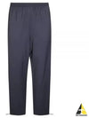 Jacquard Wool Straight Pants Navy - ACNE STUDIOS - BALAAN 2