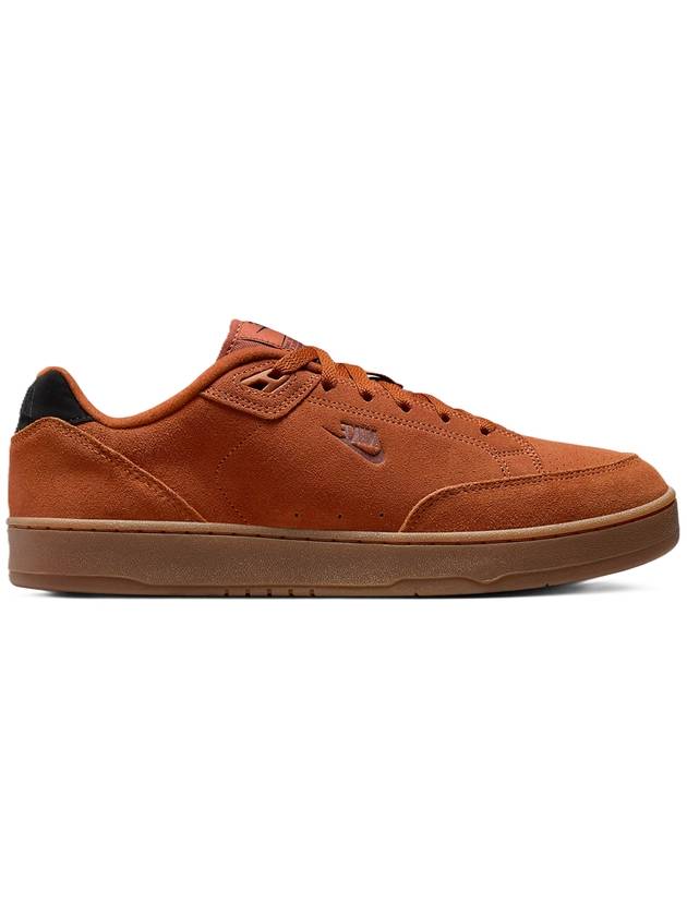 Grandstand 2 Suede Low Top Sneakers Dark Russet - NIKE - BALAAN 1