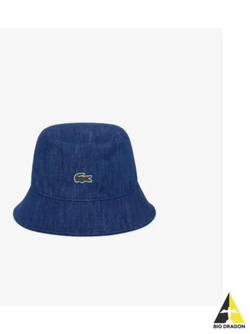 Basic Bucket Hat Denim - LACOSTE - BALAAN 1