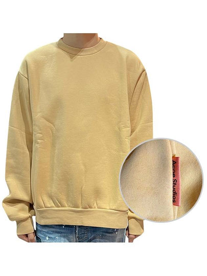 Crew Neck Sweatshirt Light Camel - ACNE STUDIOS - BALAAN 2