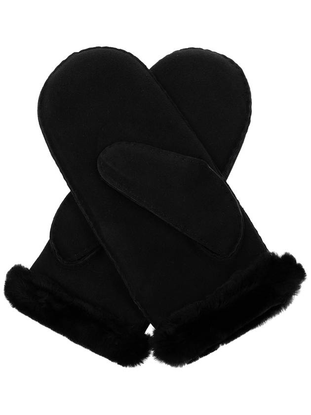 UGG Gloves With Logo, Women's, Black - UGG - BALAAN 3