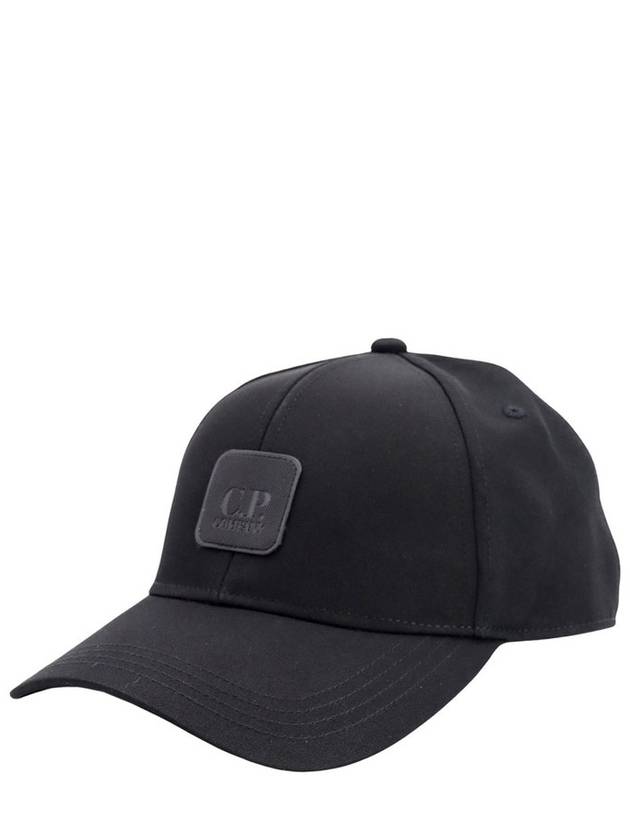 Logo Patch Ball Cap Black - CP COMPANY - BALAAN 3