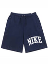 Club French Terry Shorts Navy - NIKE - BALAAN 3