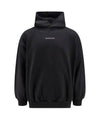 Logo Print Hoodie Black - BALENCIAGA - BALAAN 1