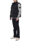 High Neck Padded Vest Black - STONE ISLAND - BALAAN 5