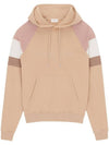 logo embroidered hood beige - SAINT LAURENT - BALAAN.