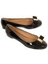 Women’s Varina Bellet Flats Black - SALVATORE FERRAGAMO - BALAAN 3