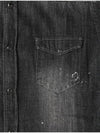 Made In Italy Vintage Effect Denim Shirt F GCSH60 - PANICALE - BALAAN 4