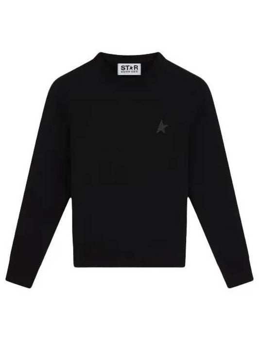 Star Logo Sweatshirt Black - GOLDEN GOOSE - BALAAN.