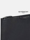 Antigona Large Leather Clutch Bag Black - GIVENCHY - BALAAN 6