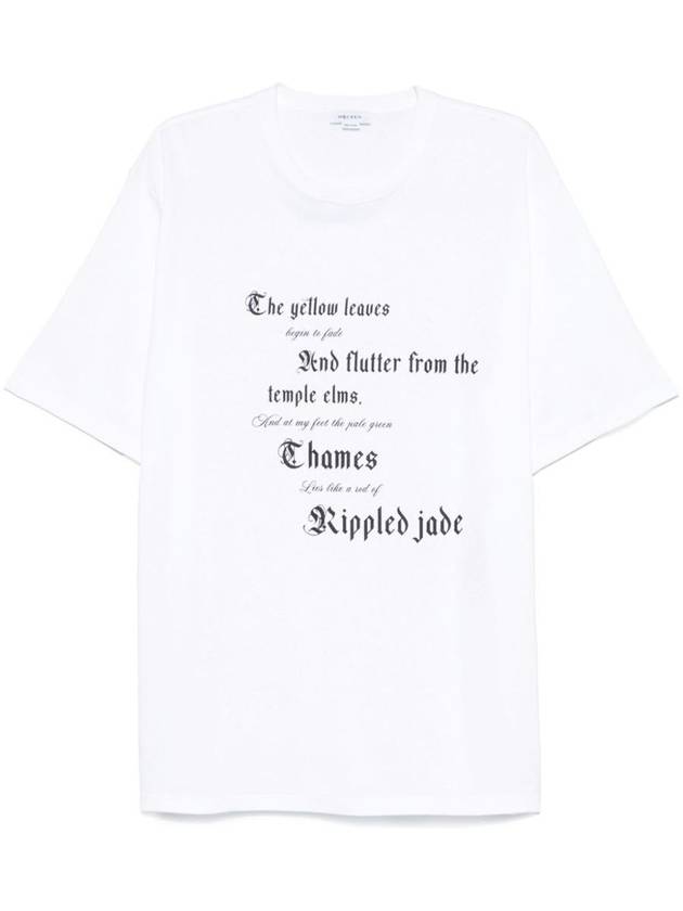 Alexander McQueen Text-Print T-Shirt Clothing - ALEXANDER MCQUEEN - BALAAN 1