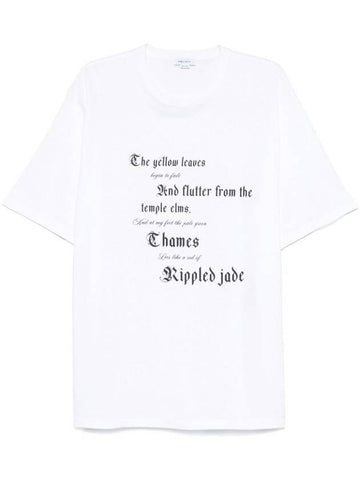 Alexander McQueen Text-Print T-Shirt Clothing - ALEXANDER MCQUEEN - BALAAN 1